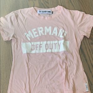 Pink mermaid tee shirt